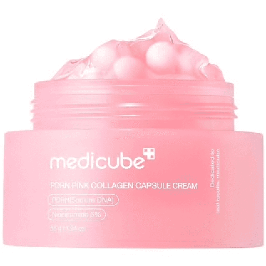 Medicube Salmon DNA PDRN Pink Collagen Capsule Cream Face Moisturizer - 55g