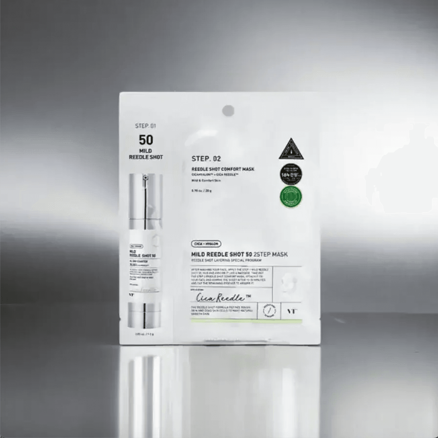 VT Cosmetics Mild Reedle Shot 50 2-Step Mask