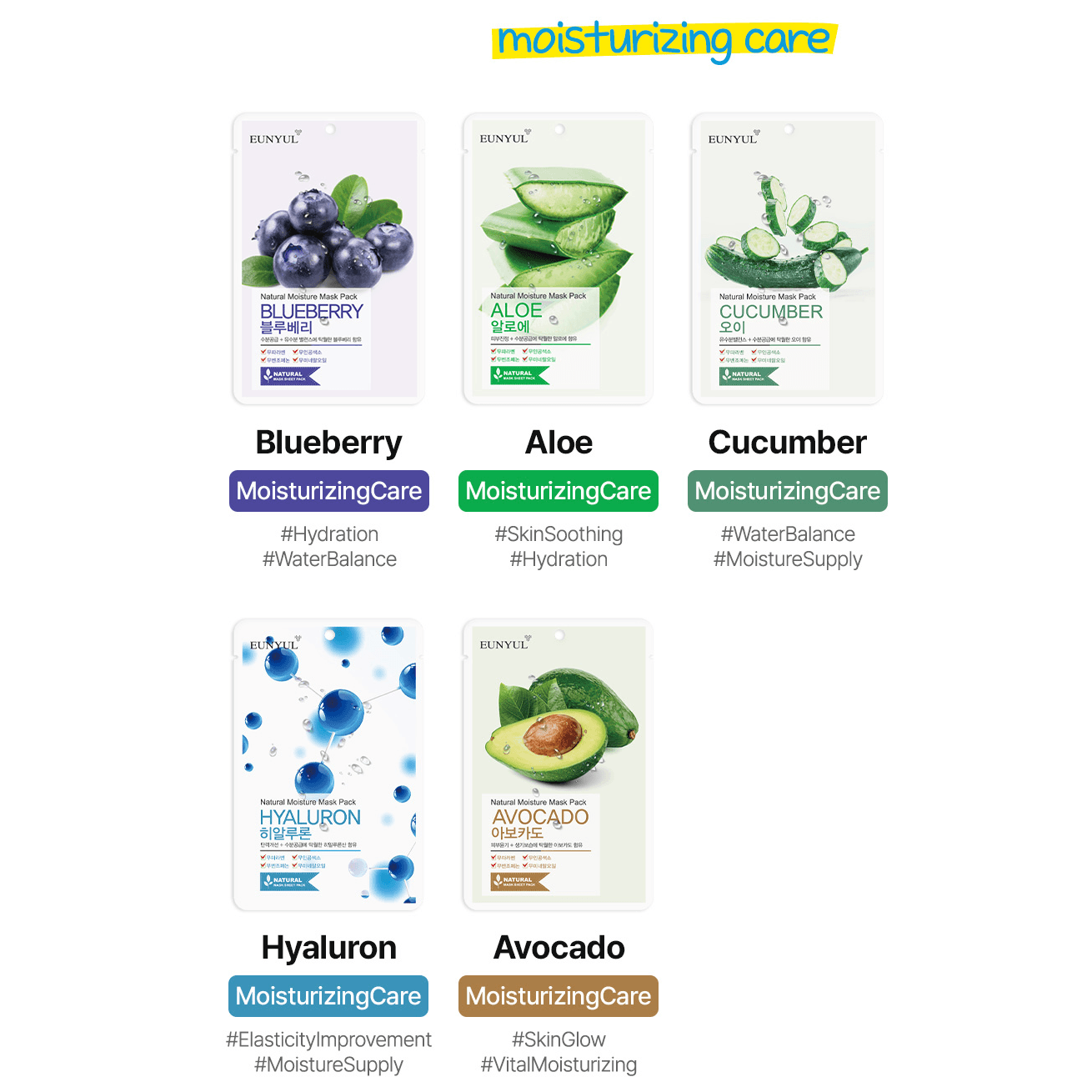 Eunyul Natural Moisture / Blueberry Sheet Mask, image 3 of 4