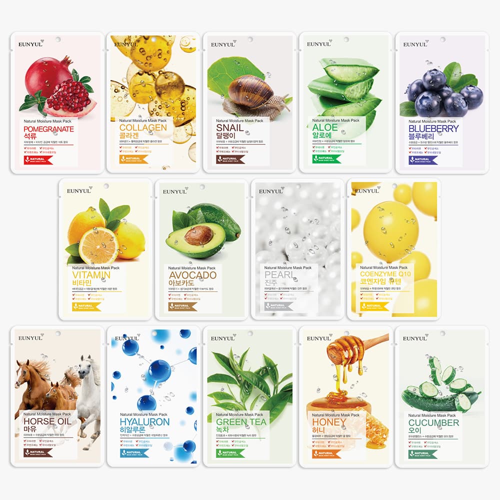 Eunyul Natural Moisture / Blueberry Sheet Mask, image 4 of 4