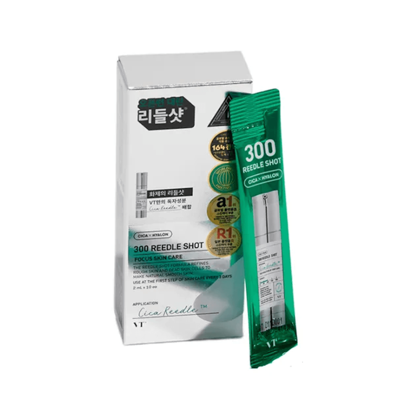 VT Cosmetics Reedle Shot 300 Microneedle Face Booster 10 x 2ml