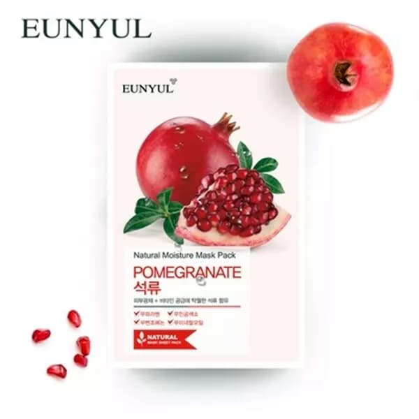 Eunyul Natural Moisture / Pomegranate Sheet Mask, image 3 of 6