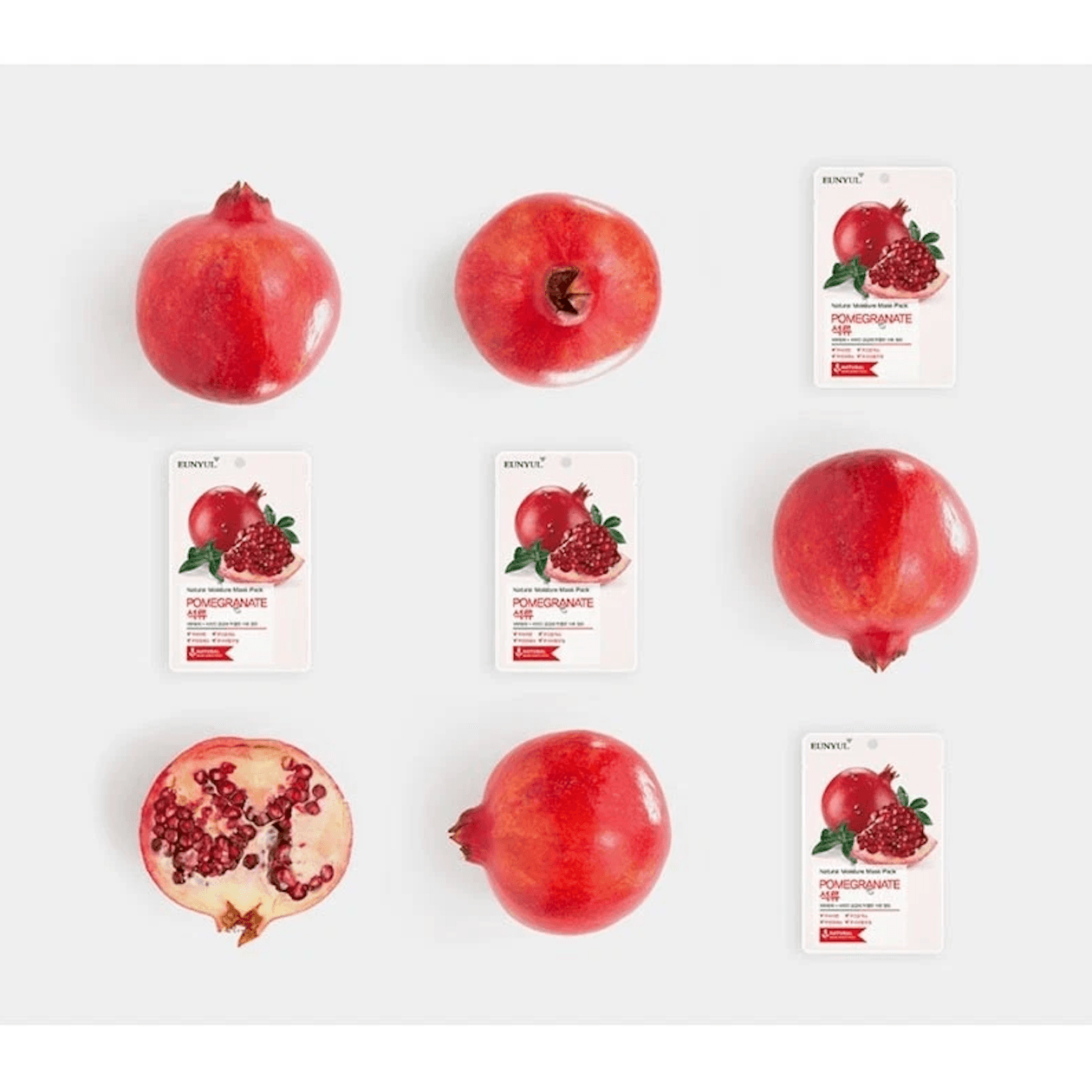 Eunyul Natural Moisture / Pomegranate Sheet Mask, image 2 of 6